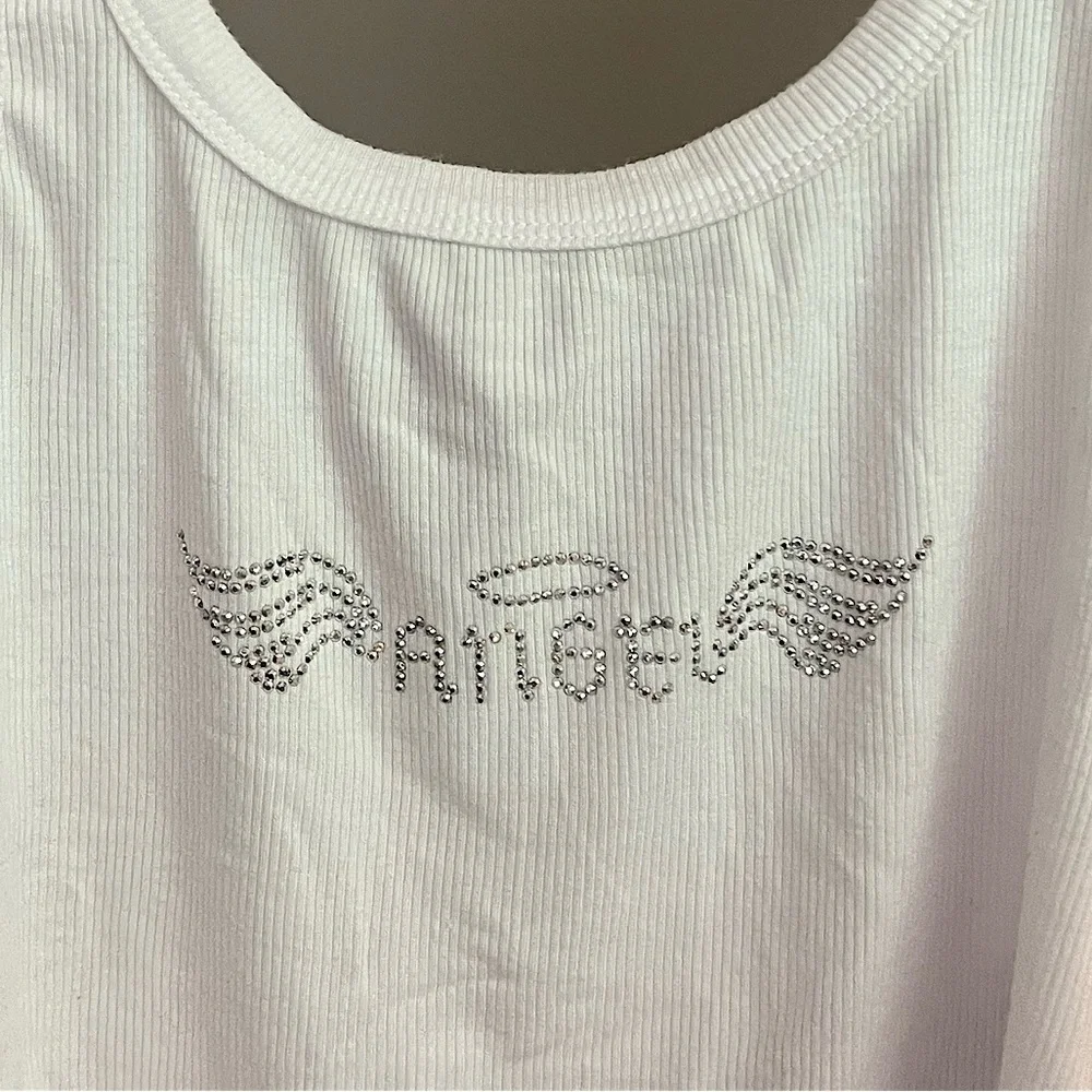 ⭐️(3/$25) NWOT EDIKTED Heaven Diamond Tank Top - Picture 3 of 5